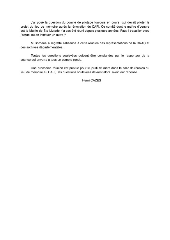 CR réunion du 10 février 2023